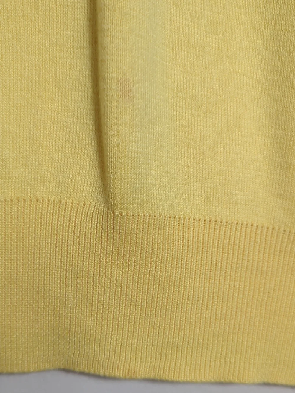 Vintage 90s Polo Ralph Lauren Yellow Pima Cotton Knit Sweater Vest Navy Pony XL‎